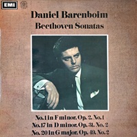 HMV : Barenboim - Beethoven Sonatas 1, 17 & 20
